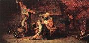 OSTADE, Adriaen Jansz. van Village Feast sg oil painting artist